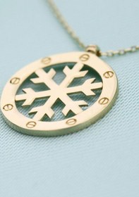 Resim 14k Altın Kartanesi Kolye 4n28319 Sarı 