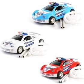 Resim Oyuncak Sopalı Polis Taksi Yürüteç 35 Cm 