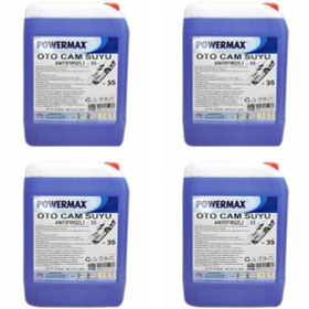 Resim Powermax Antifirizli Oto Cam Suyu -35 Derece 4X5Litre1Ko 