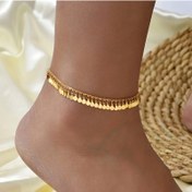 Resim 1 Adet Vintage Püskül Glitter Pullu Halhal Trendy Minimalist Stil Bohem Yaz Plaj Tatil Ayak Bileği Bilezik Ayak Zinciri Takı 