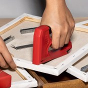 Resim 1 adet el zımbası, zımba ve zımba kiti ile birlikte, 4-8mm (0.157-0.315 inç) zımbalar için uygun, DIY mobilyaları, iç mekan marangozluk işleri, kitaplar, zımba ve 8 mm (0.315 inç) zımbalar için kullanılır 