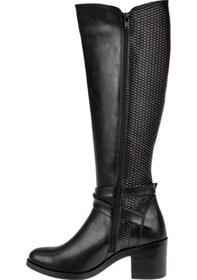 Resim Pullman Topuklu Kadın Çizme SMS-4210 SİYAH Siyah 