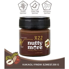 Resim Nutty More %22 Kakaolu Fındık Ezmesi 200 Gr X 3 Adet 