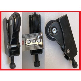 Resim Lucido Sürgü Kapak Tekeri 8 Mm Ince Siyah Taşıyıcı Makara - Siyah 