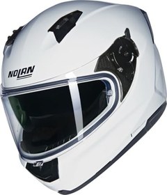 Resim Nolan N60-6 Classico Kapalı Motosiklet Kaskı 305 Metalik Beyaz M 