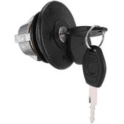 Resim Yamaha Jog90 İçin Dayanıklı Kilitli Yakıt Deposu Kapağı Siyah. 