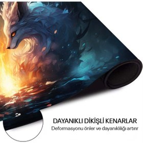 Resim Voxlanth Wolfs-1 Büyük Boy Gaming Oyuncu Mouse Pad 90x40 Cm 