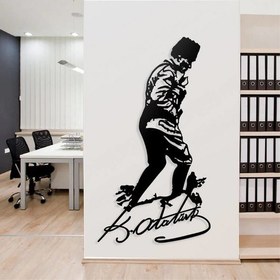 Resim Dekkor Art Atatürk Kocatepe Imza Metal Duvar Tablosu 