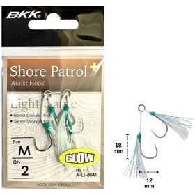 Resim Bkk Shore Patrol+ Medium Olta İğnesi 2 Li Paket 