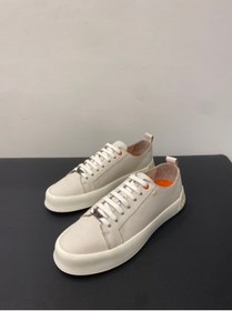 Resim LUCIANO BELLINI Erkek Hakiki Deri Günlük Esnek Sneaker 