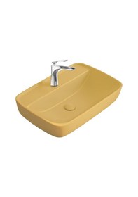 Resim Paluci Enzo Matt Ocher Yellow Çanak Lavabo 