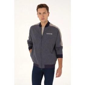 Resim U.s. Polo Assn. Erkek Mürdüm Hırka (Örme) 50315820-VR074 