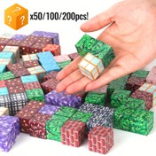 Resim Magic Yapı Blokları - 50-1000 Parça Set, Manyetik Çocuk İnşaat Oyuncağı, Geliştirilmiş STEM Eğitici Kiti, Yaratıcı Montaj Bulmacası, Çok Renkli Plastik Yapı Taşları, 3 Yaş ve Üzeri İçin İdeal Noel ve Doğum Günü Hediyesi, Çoklu Kutu ile Artırılmış Oynanabilirlik 