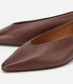 Resim Hotiç Kadın Deri Bordo Sivri Burunlu Babet 01ayh312460a410 01ayh312460a410 Bordo 