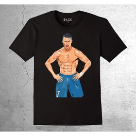 Resim baskwear Cristiano Ronaldo Portekiz Cr7 Ballon D'or Tişört Çocuk T-shirt 