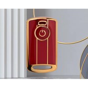 Resim XUKEY Yamaha Yeni Kasa 2021-22-23 Model Xmax 250 400 Tech Max Tricity Anahtar Kılıfı Kırmızı-Gold 