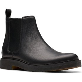 Resim Clarks Deri Siyah Erkek Bot Clarkdale Easy 