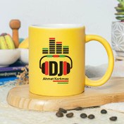 Resim İsme Özel DJ Sarı Kupa Bardak 