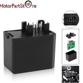 Resim 12 V 7 Pin Elektronik Led Flaşör Rölesi Hiper Flaş Düzeltme Suzuki Gsxr 600 650 750 Sv650 Sv1000 Gsx-r Gsf 1200 Vl 1500 Drz 400 