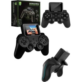 Resim Erbar 2.4 Inç Ekran 520 Oyunlu Retro Temalı Kablosuz Oyun Kolu El Atarisi - M495R788-K20495 