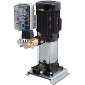 Resim Hmc-4va 1xtek Pompalı 1 Hp 220v Paslanmaz Dik Milli Kademeli Panolu Paket Hidrofor Su Pompası 
