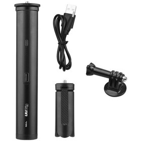 Resim Reedark Genişletilebilir Power Bank Sapı 4800mah Büyük Kapasiteli Şarj Standı Usb-a Çıkışı Ve Type-c Girişi 4 Bölmeli Teleskopik Selfie Çubuğu 
