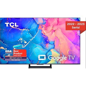 Resim TCL 65C735 65" 165 Ekran 4K UHD Uydu Alıcılı Google Smart QLED TV 