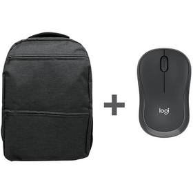 Resim Logitech M240 Graphit Mouse + Nomad Laptop Sırt Çantası M240 