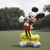 Resim 1 adet Disney Minnie & Donald Duck & Mickey & Daisy Ayakta Sandık, Disney Temalı Karikatür Sevimli 3D Şişirilebilir Bahçe Süsleri, Disney Hayranı Sergi Süsleri, Doğum Günü Partileri, Aile Toplantıları ve Festival Süsleri için Uygun 