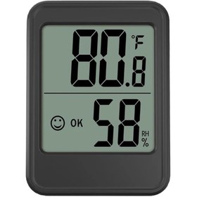Resim Hobimtek MC40 Dijital Termometre İç Mekan Oda Sıcaklık Nem Ölçer Led Monitör Higrometre Isı Ölçer Derece 