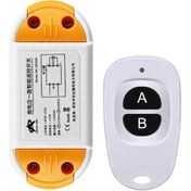 Resim Ruicoo Kablosuz Uzaktan Kumandalı Led Işık Anahtarı - 220v, 1500w Yük Kapasiteli, Rf Kontrollü 