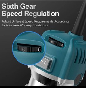 Resim MOONSHOP 5900 Watt Profesyonel Formika Traşlama Freze Makinası Ve Uçları 6 Mm Pens 2 Yıl Garantili 