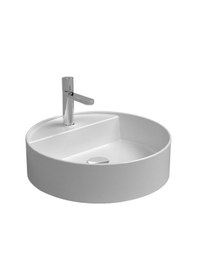 Resim Boheme Tezg.üstü Lavabolar Zunıh Batarya Delıklı Lavabo Beyaz Beyaz 