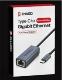 Resim Enkado Ekd-tp45 Type-c Usb 3,1 To 10-100-1000 Gigabit Ethernet Adaptör 27711153 