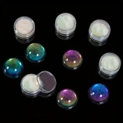 Resim 5 Adet Sihirli Bukalemun Pigment Ayna Parıltı Tozu DIY Epoksi Reçine Boya Takı Yapım Kiti Sanat El Sanatları Parıltı Tozu Malzemeleri 