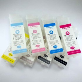 Resim Cescesor Canon iPF6000S Uyumlu Kolay Dolan Kartuş 8 Renk-PFI 101 (Muadil) 