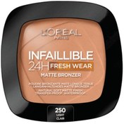 Resim Loreal Paris Infaillible 24H Fresh Wear Matte Bronzer - Mat Pudra No: 250 