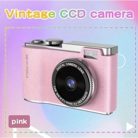 Resim Cordial Pink High Cözünürlüklü Dijital Kamera 16x Dijital Zum 2 4 Lcd Vlog Fotoğrafçılık Webcam 