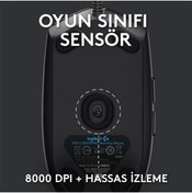 Resim logitech G G102 LIGHTSYNC RGB Aydınlatmalı 8000 DPI Kablolu Oyuncu Mouse, Siyah 910-005823 