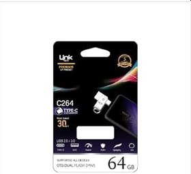Resim Linktech C264 Premium Dual 64GB Type-C OTG USB Bellek - USB Flash Drive 