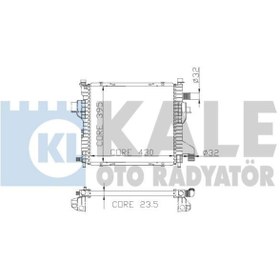 Resim KALE OTO Radyatör 0525261AB Su Radyatörü Twingo 96- 1.0 1.2 16V Mt Ac 430X395X24 
