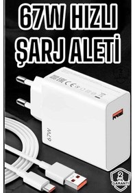 Resim Lvsqvr 67w Şarj Aleti Turbo Hızlı Type-c Şarj 
