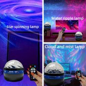 Resim 16 Renkli USB Su Dalgası ve Galaksi Yıldız Gece Lambası - Modern, Parlatılmış Bitiş, Yatak Odaları, Oyun Odaları, Partiler ve Özel Günler için Mükemmel - Noel, Sevgililer Günü, Düğünler ve Doğum Günleri - Yatak Odası Atmosferi Geliştirme | Modern Gece Lambası | USB Güçlü Lamba, Yatak Odası Işıkları 