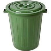 Resim Bora Plastik Bora Süper Battal Çöp Kovası 73 Lt Yeşil 