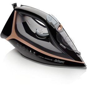 Resim Arzum Steamline Optimal Seramik Taban Buharlı Ütü 2750W Siyah - AR6025 