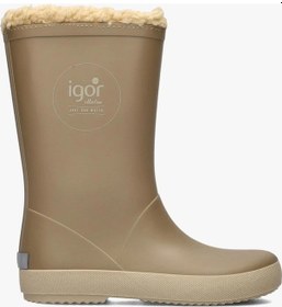 Resim Igor Splash Dk Borreguito Erkek Çocuk Su Geçirmez Yağmur Kar Çizmesi W10293 Kahve - Bej Bej - Kahverengi 