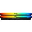 Resim Kingston Fury Beast Rgb 32 GB 3600MT/S Ddr4 CL18 Dımm (2'li Kit) Pc Ram KF436C18BB2AK2/32 