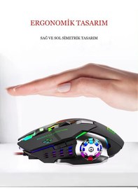Resim Bajeal M500 Kablosuz RGB Optik Mouse 