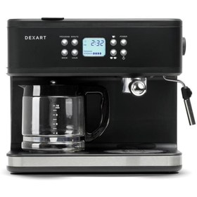 Resim Dexart DX-1341 Home Barista 3in1 Filtre Kahve & Espresso Makinesi 