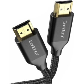 Resim 4K Ultra Hd Altın Uçlu Hasır HDMI Kablo, 2 Metre 